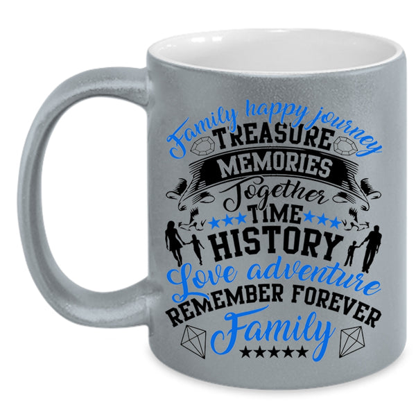 Remember Forever Family Coffee Mug, Family Happy Journey Accent Mug