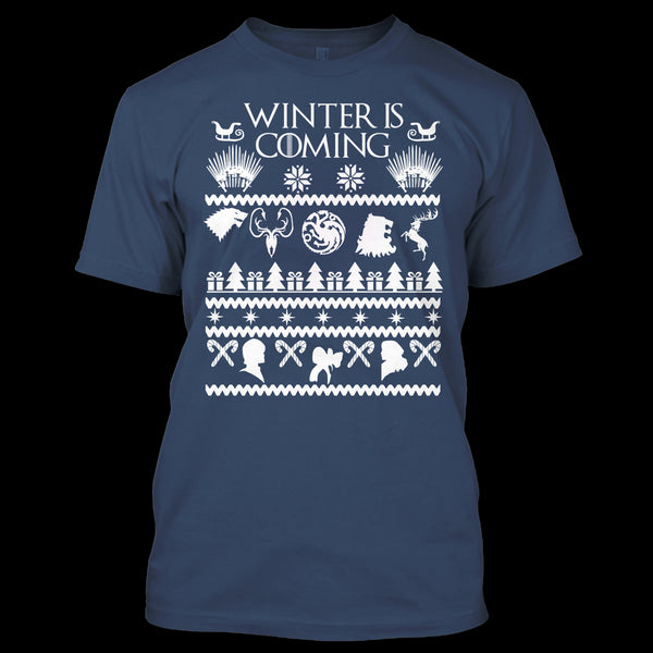 A black t-shirt with the shopify logo