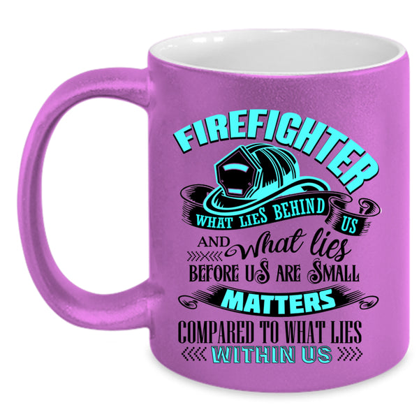 Funny Gift For Firefighter Coffee Mug, Firefighter Accent Mug