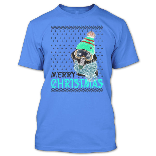 Dog Merry Christmas T Shirt, Coolest Merry Christmas Gift T Shirt