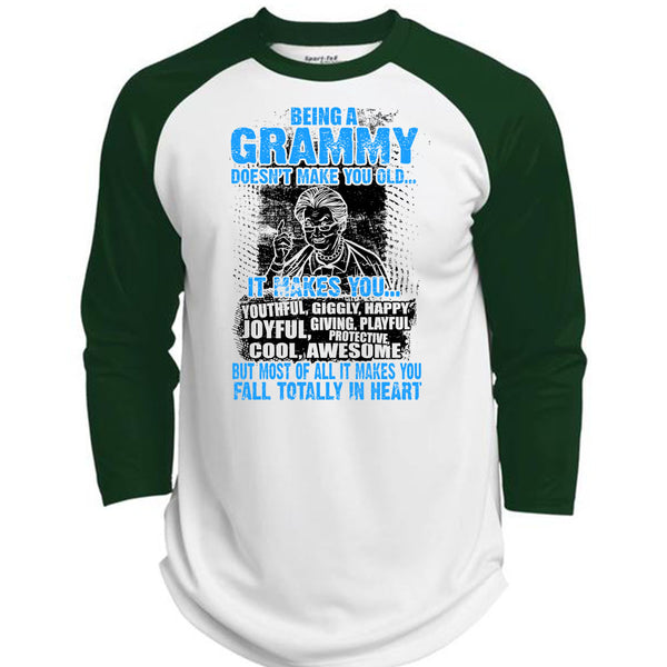 Being A Grammy T Shirt, I Love Grammy T Shirt, Awesome T-Shirts  (Polyester Game Baseball Jersey)