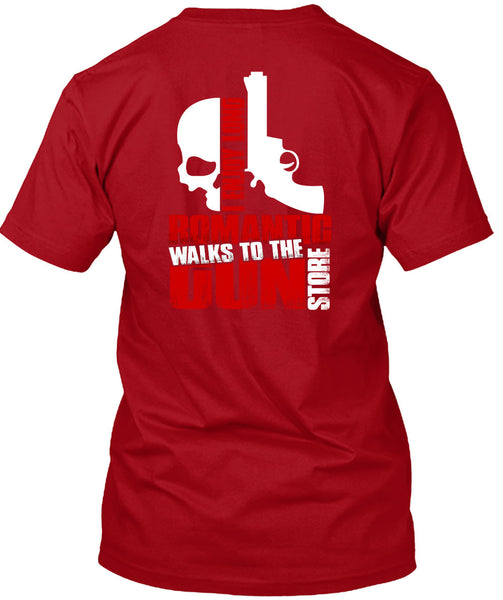 Walks To The Gun Store T Shirt, I Love Gun T Shirt