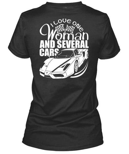 I Love One Woman And Several Cars T Shirt, Being A Driver T Shirt