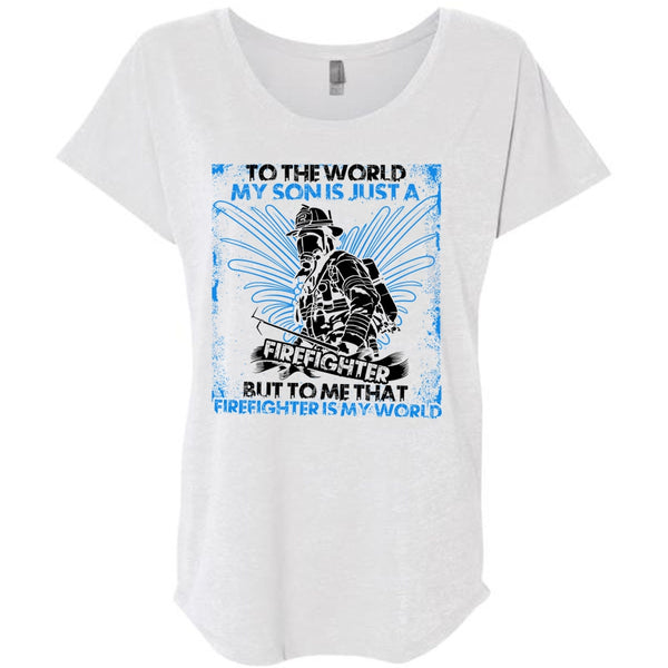 I'm Just A Girl Who Fell In Love T Shirt, I Love Firefighter T Shirt, Awesome T-Shirts