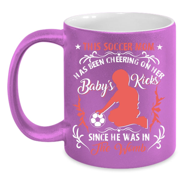This Soccer Mom Has Been Cheering Coffee Mug, Cute Soccer Mom Coffee Cup