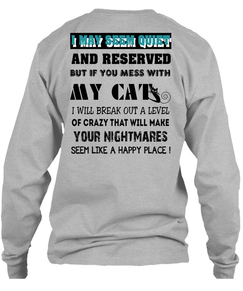 If You Mess With My Cat T Shirt, Loving T Shirt