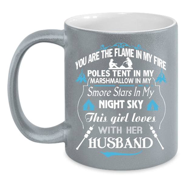 This Girl Loves With Her Husband Coffee Mug, Cute Love Coffee Cup
