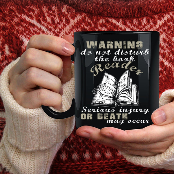 The Book Reader Coffee Mug, Awesome Book Reader Coffee Cup