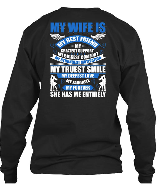 My Wife Is My Best Friend T Shirt, My Favorite My Forever T Shirt