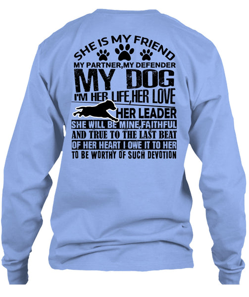 My Defender My Dog T Shirt, I Love My Dog T Shirt