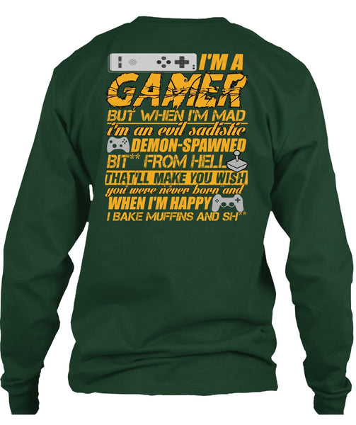 I'm A Gamer T Shirt, I'm Happy T Shirt