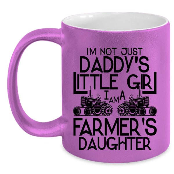 Pretty Daughter Coffee Mug, I Am A Farmer's Daughter Accent Mug