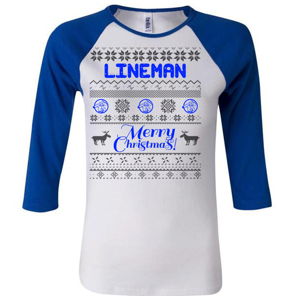 Lineman Merry Christmas T Shirt, I Love Lineman T Shirt, Awesome T-Shirts