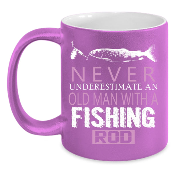 Love Fishing Coffee Mug, Cute Gift For Fisher Coffee Cup