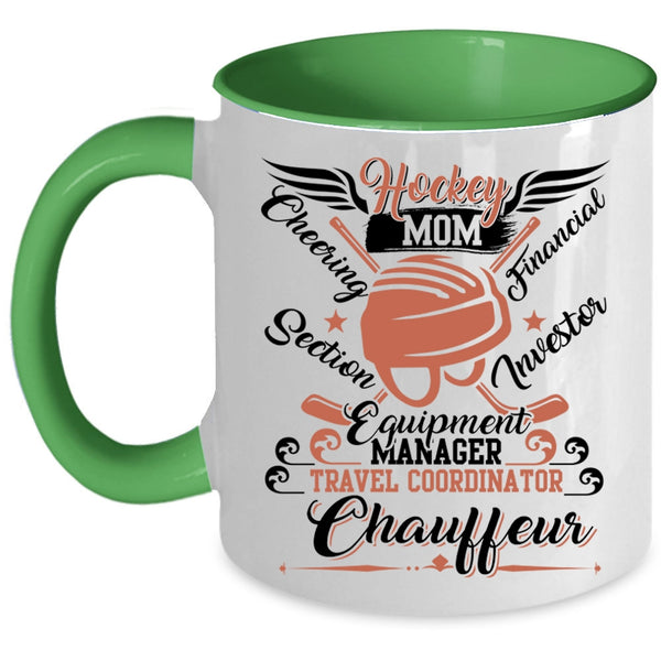 Funny Gift For Hockey Mom Coffee Mug, Hockey Mom Accent Mug