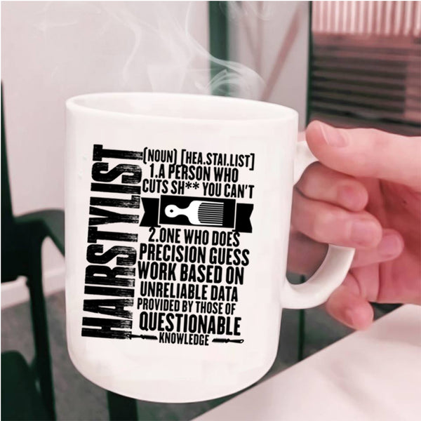 Cute Gift For Hairstylist Coffee Mug, Hairstylist Cup
