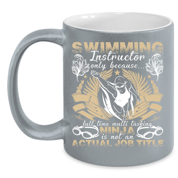 Swimming Instructor Coffee Mug, Cute Gift For Instructor Coffee Cup