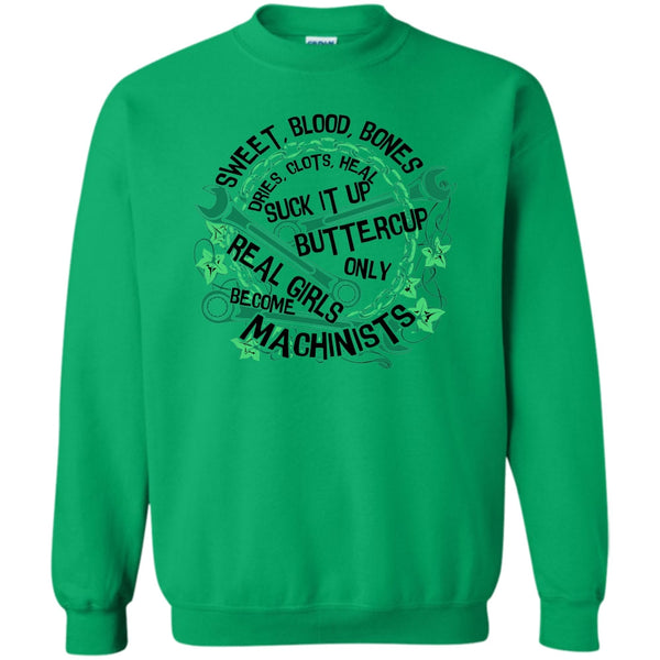 Coolest Mechanic Girls T Shirt, Sweet Blood Bones Sweatshirt