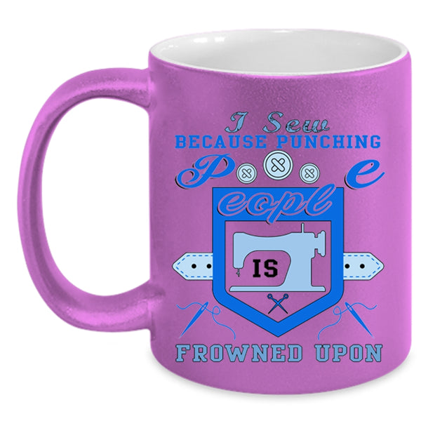 I Love Sewing Coffee Mug, I Sew Accent Mug