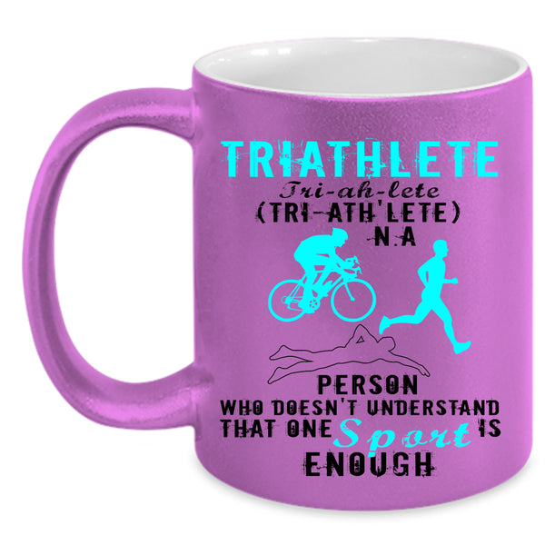 Cool Gift For Triathlete Coffee Mug, Triathlete Accent Mug