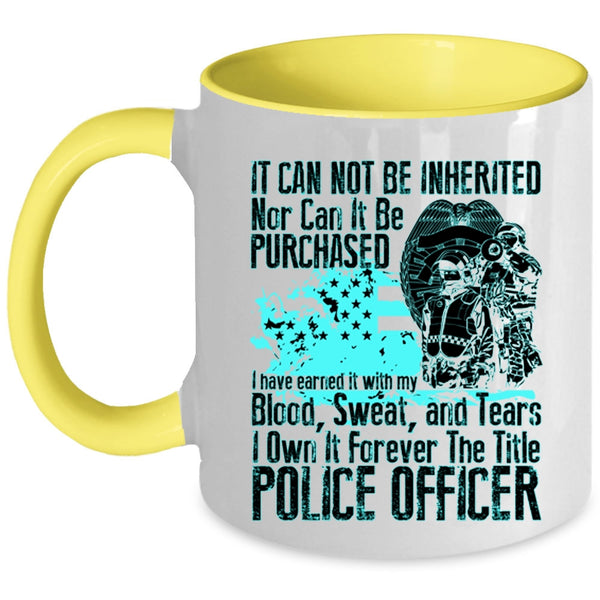 Funny Policeman Coffee Mug, The Title Police Officer Accent Mug