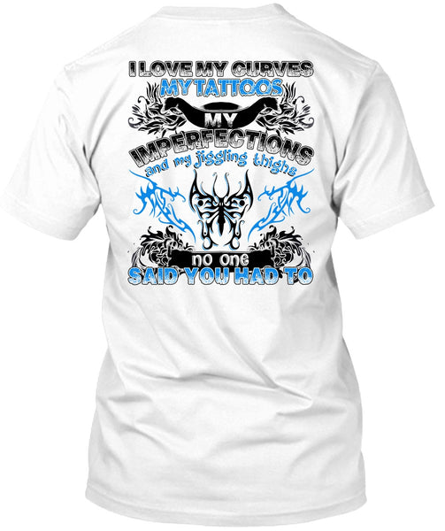 A black t-shirt with the shopify logo