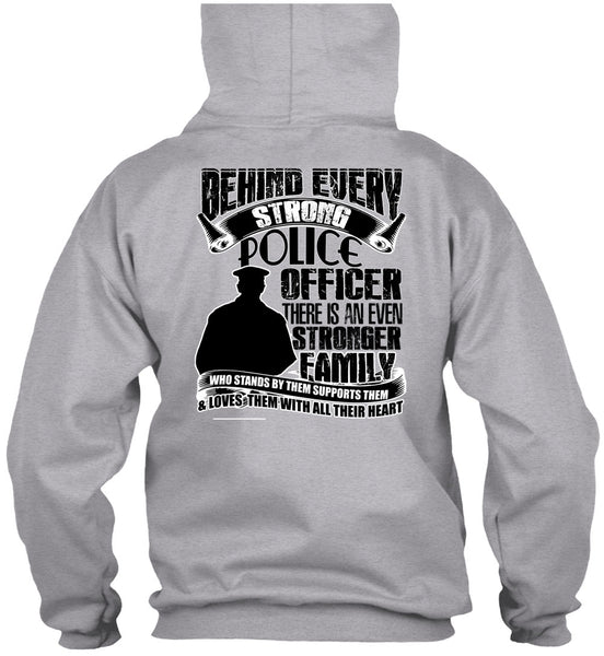 Strong Police Officer T Shirt, I Love Police T Shirt