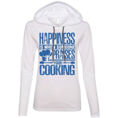 A black t-shirt with the shopify logo