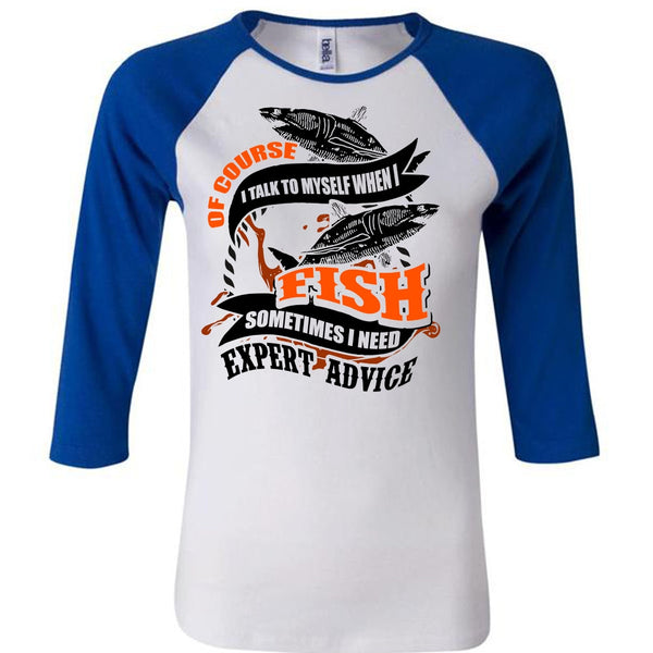 I Talk To Myself When I Fish T Shirt, I Love Fishing T Shirt, Awesome T-Shirts