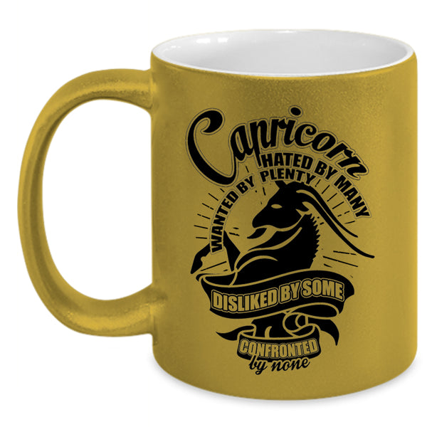 Awesome Capricorn Coffee Mug, Capricorn Wanted By Plenty Accent Mug