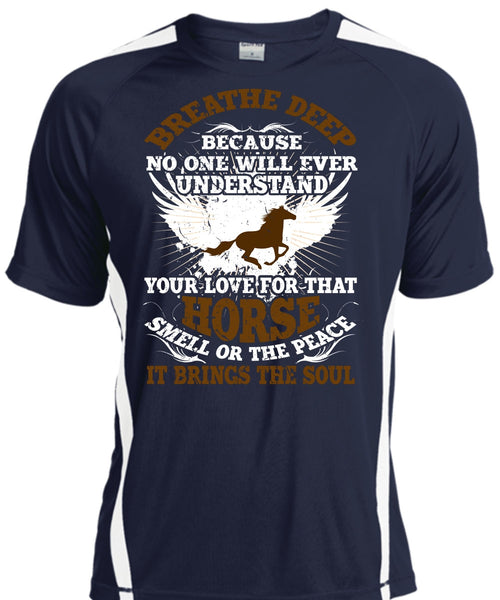Horse Smell Or The Peace T Shirt, It Brings The Soul T Shirt, Cool Shirt