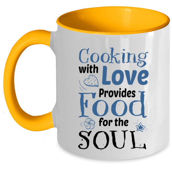 Provides For The Soul Coffee Mug, Cooking With Love Accent Mug