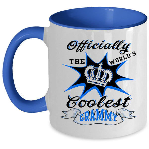 Cool Grandmas Coffee Mug, The World's Coolest Grammy Accent Mug