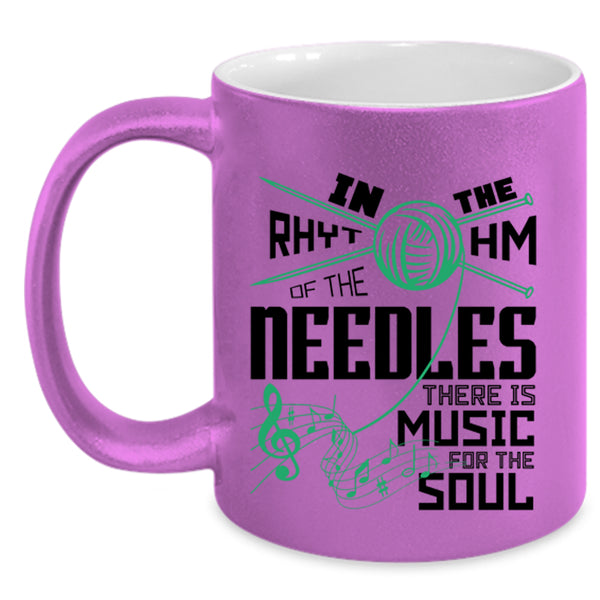 Cool Musician Coffee Mug, There Is Music For The Soul Accent Mug
