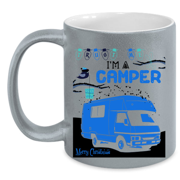 Christmas Gift For Camper Coffee Mug, I'm A Camper Accent Mug