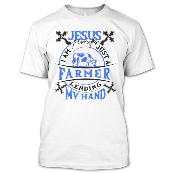 A black t-shirt with the shopify logo