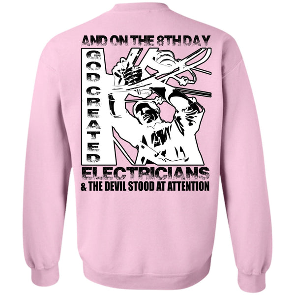 I Love Electrician T Shirt, God Created Electricians Sweatshirt