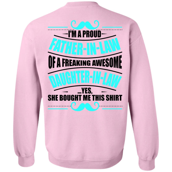 I Love Father T Shirt, I'm A Proud Father In Law Sweatshirt