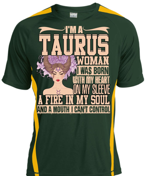 I'm A Taurus Woman T Shirt, Fire In My Soul T Shirt, Cool Shirt