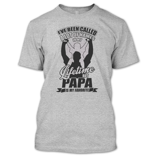Papa Is My Favorite Name T Shirt, Father's Day Gift T Shirt