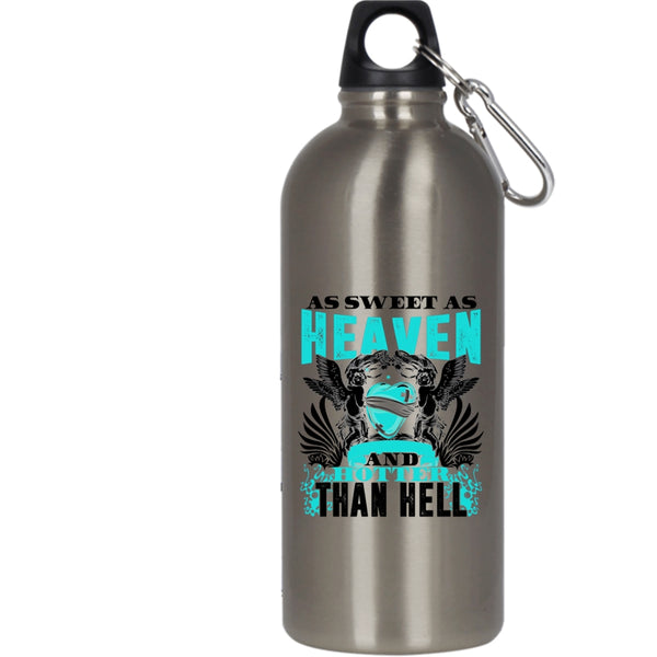 As Sweet As Heaven 20 oz Stainless Steel Bottle,Hotter Than Hell Outdoor Sports Water Bottle