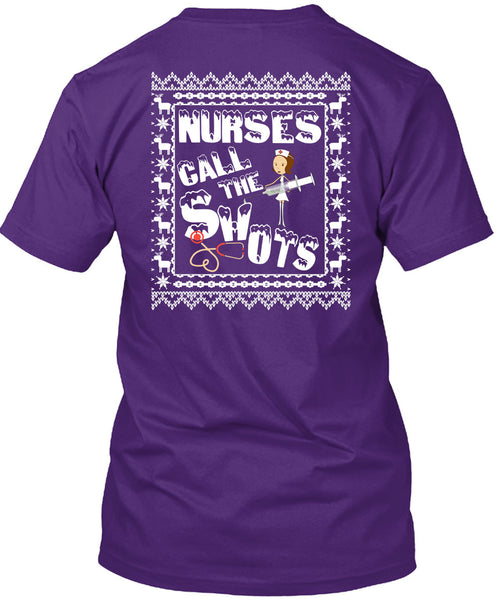 Nurses Call The Shots T Shirt, This Girl Loves Christmas T Shirt
