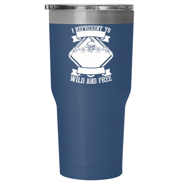 It's Time To Be Young Wild And Free Tumbler 30 oz Stainless Steel, Funny Travel Mug