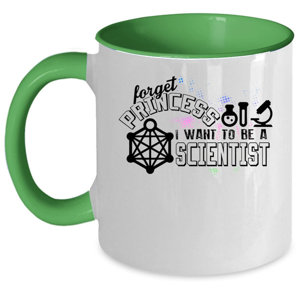Cute Scientist Coffee Mug, I Want To Be A Scientist Accent Mug