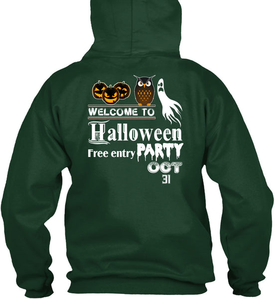 Welcome To Halloween Free Entry Party Oct 31 T Shirt, I Love You Pumpkin T Shirt