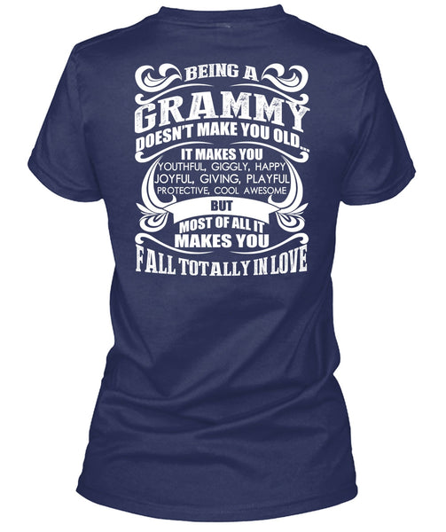 Being A Grammy T Shirt, Fall Totally In Love T Shirt
