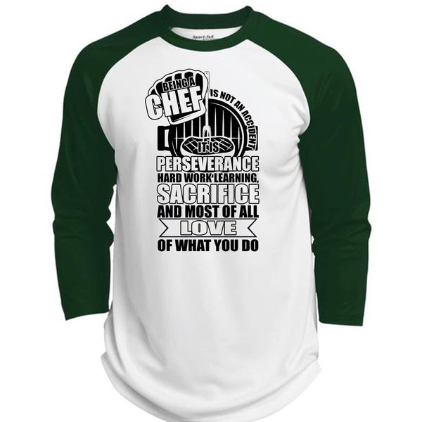 Being A Chef Is Not An Accident T Shirt, I Love Cooking T Shirt, Awesome T-Shirts  (Polyester Game Baseball Jersey)