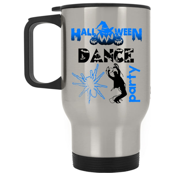 Funny Halloween Travel Mug, Halloween Dance Party Mug