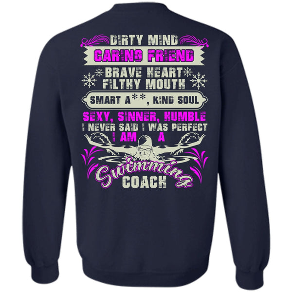 Dirty Mind Caring Friend T Shirt, I Love Swimming Sweatshirt