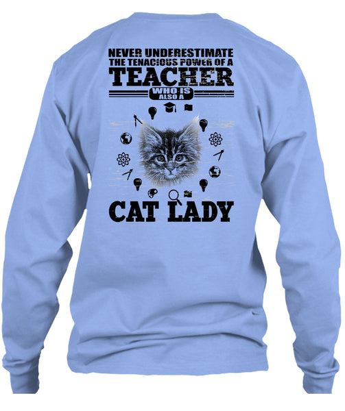 Power Of A Teacher T Shirt, I Love Cat T Shirt
